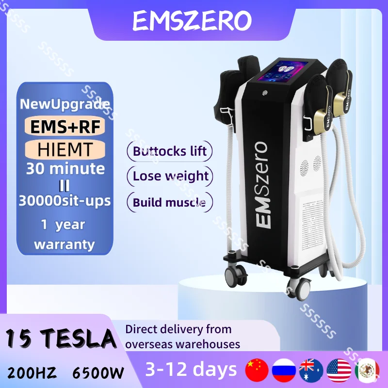 EMS ZERO Neo-Machine Pro Ultra2024 pour Brûler les Graisses, Épaisseur Musculaire Électromagnétique, Salon