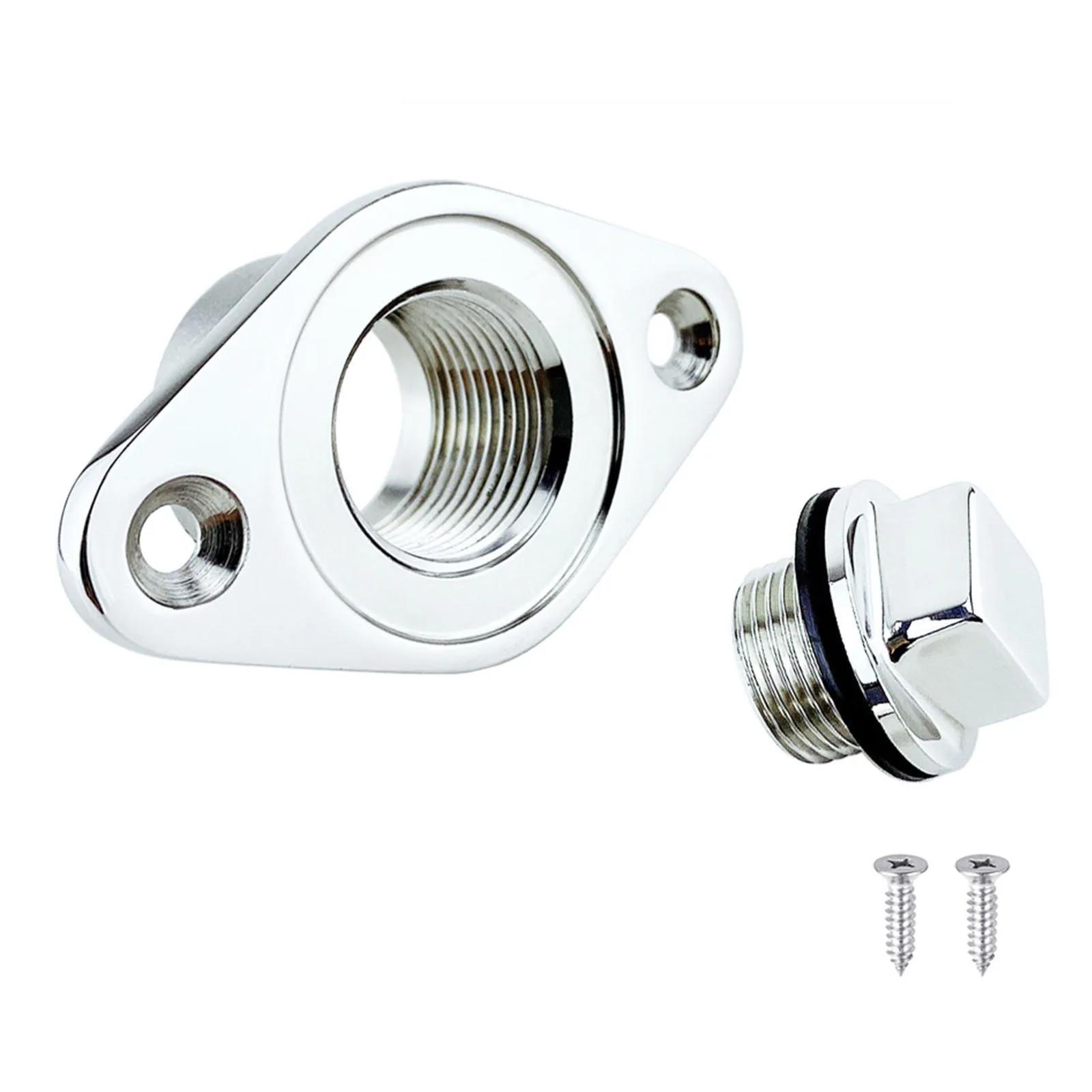 

1 шт. сливная пробка для лодки, винтовая сливная пробка 70 x 40 мм с уплотнительным кольцом для сливных отверстий диаметром 32 мм, серебристая, нержавеющая сталь 316