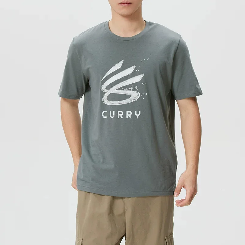 

Under Armour Short-Sleeved Men's New Style Basketball Training Fitness Print Round Neck Sports T-Shirt 6011257-709-001