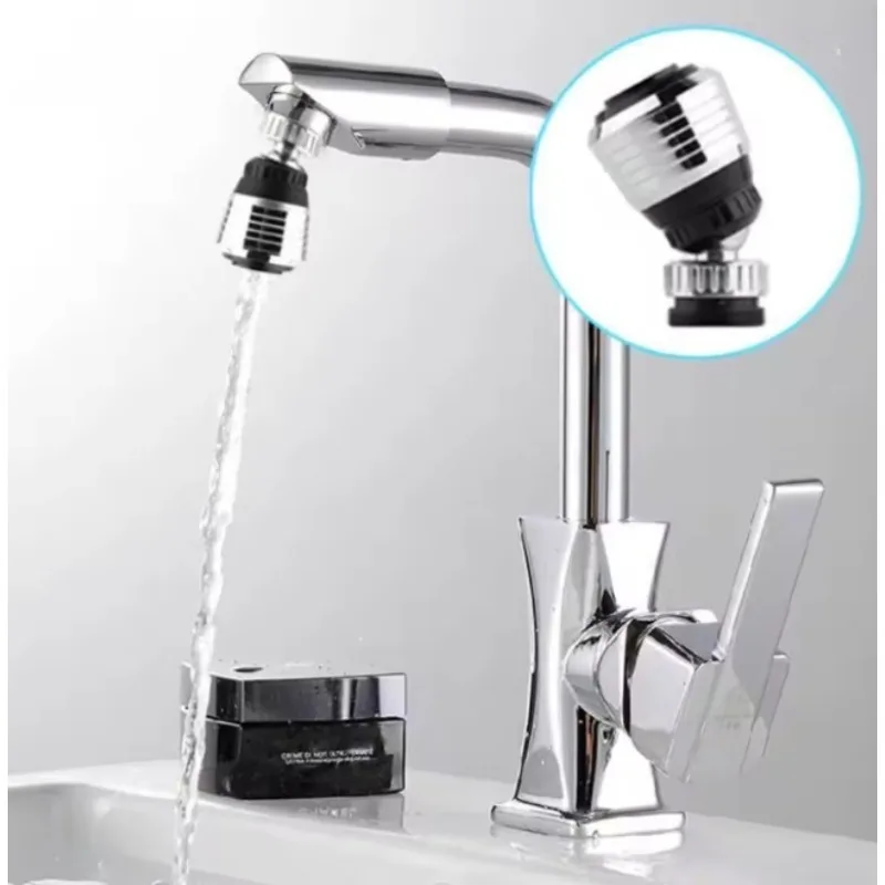 1PC 360° Rotating Kitchen Faucet Aerator - Water Saving Nozzle Filter with Universal Adapter & Splash Guard