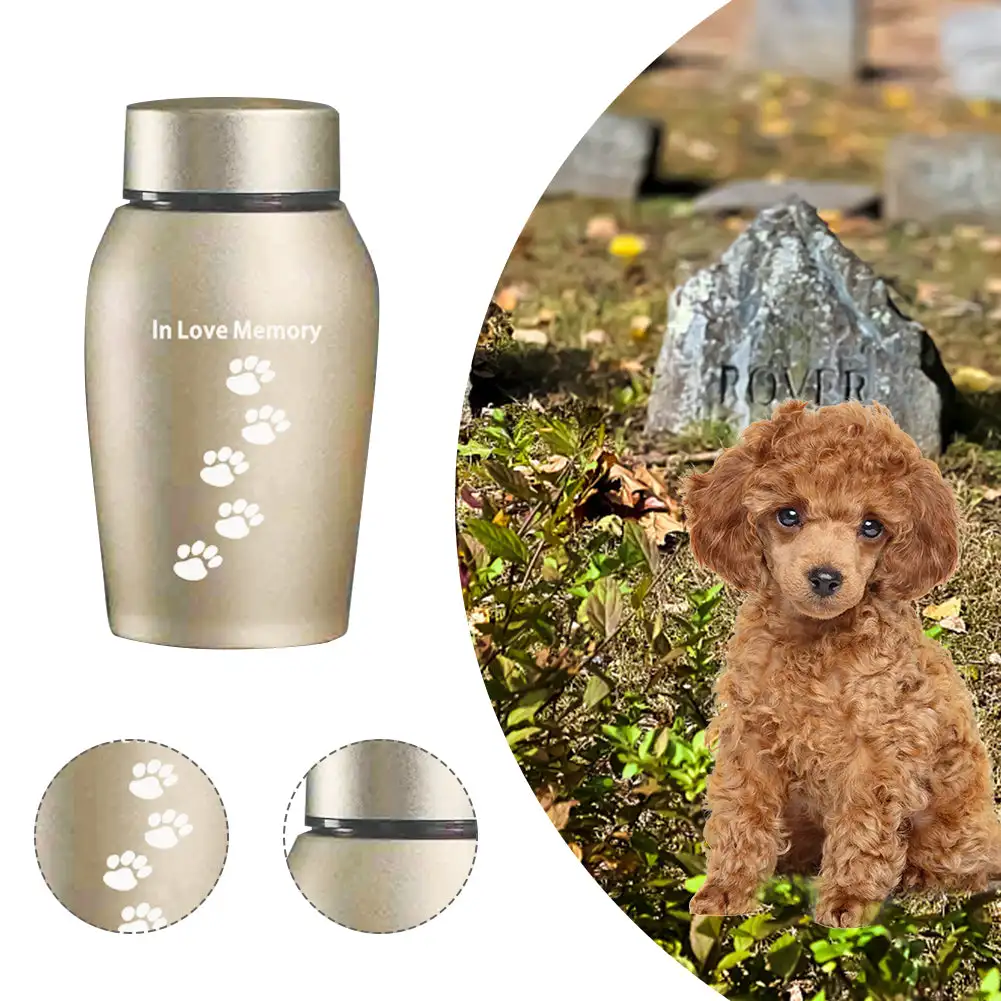 Pet Urns Stainless steel Urns Pets Dog Cat Birds Mouse Cremation Ashes Urn Keepsake Casket Columbarium Pets Memorials