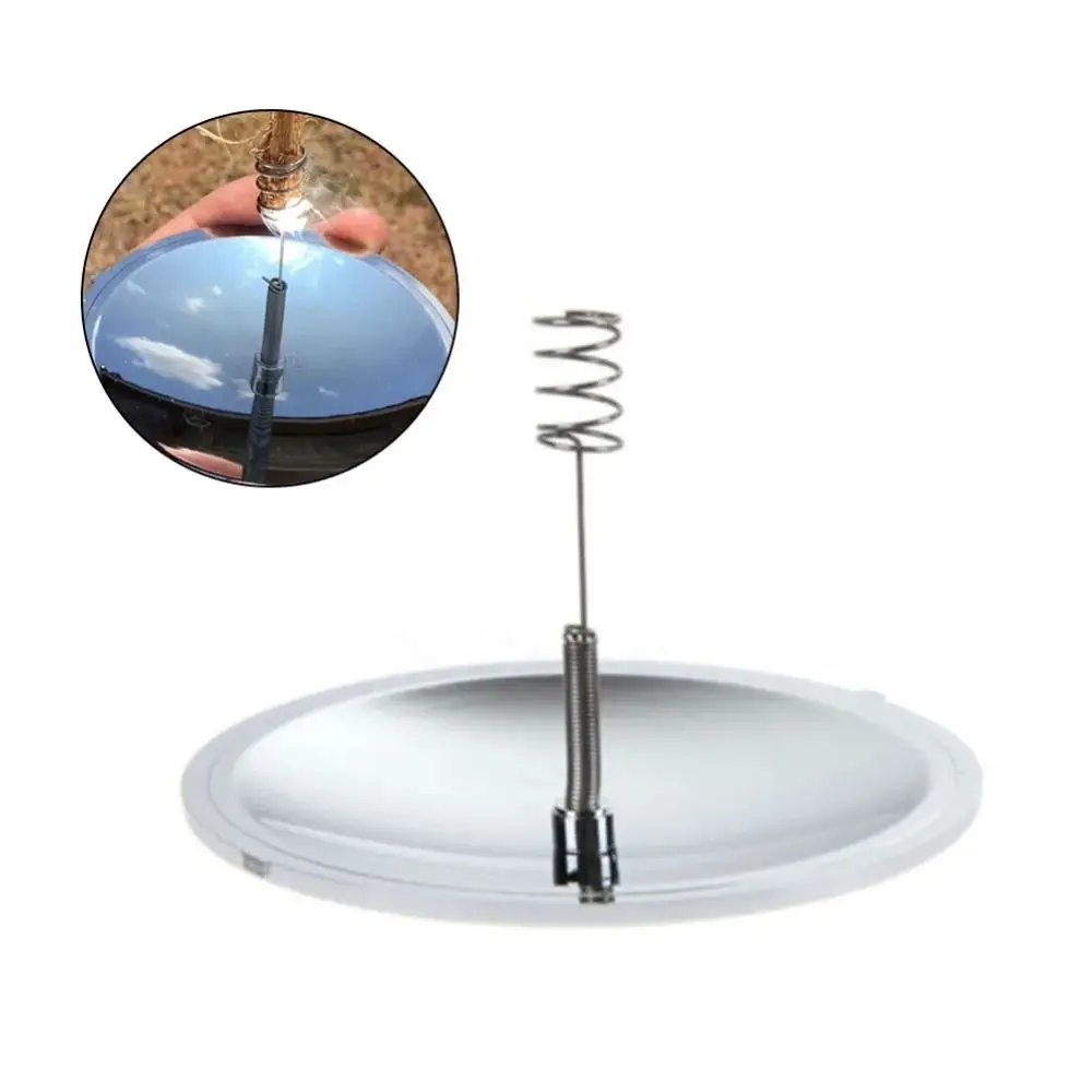 Encendedor Solar a prueba de viento, accesorios de equipo de emergencia para acampar, supervivencia, arrancador de fuego, herramienta de supervivencia salvaje, encendido de fuego al aire libre