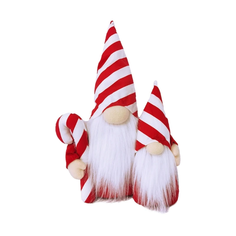 

Striped Hat Gnomes Plushes Large Nose Christmas Decoration for Kids and Adults