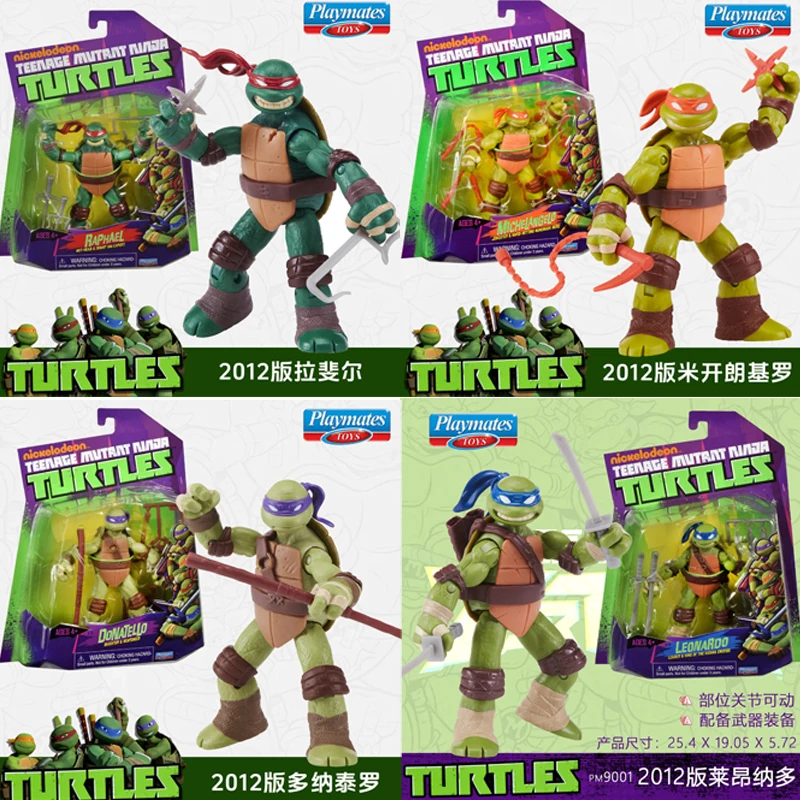 زملاء اللعب الأصلي الجديد في سن المراهقة سلاحف النينجا التقطيع رافائيل ليوناردو دوناتيلو مايكل أنجلو يمكن أن تتحرك ألعاب الشكل