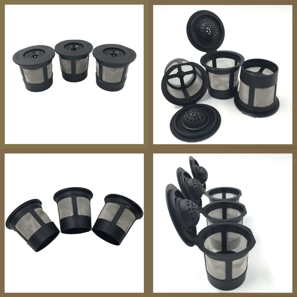 

Reusable Coffee Filter for Keurig 1.0 Single Serve Pods Refillable K Cup Compatible Easy Fill Reusable Coffee Pod Fresh Brew Eco