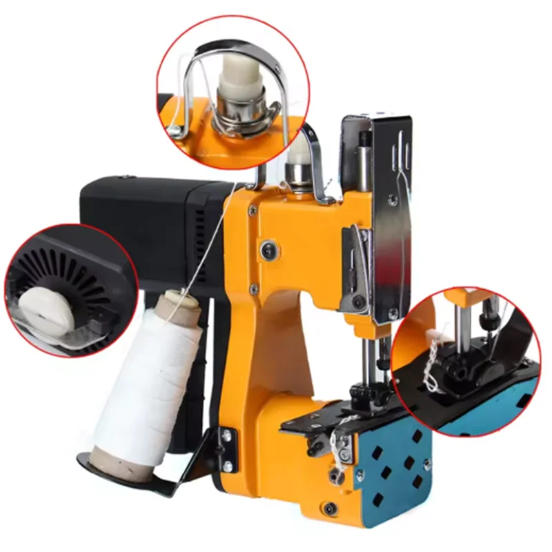 Electric Sewing Machine Automatic Packaging Agriculture Textile Industry Woven Bag Handheld Sealing Machine Overlock