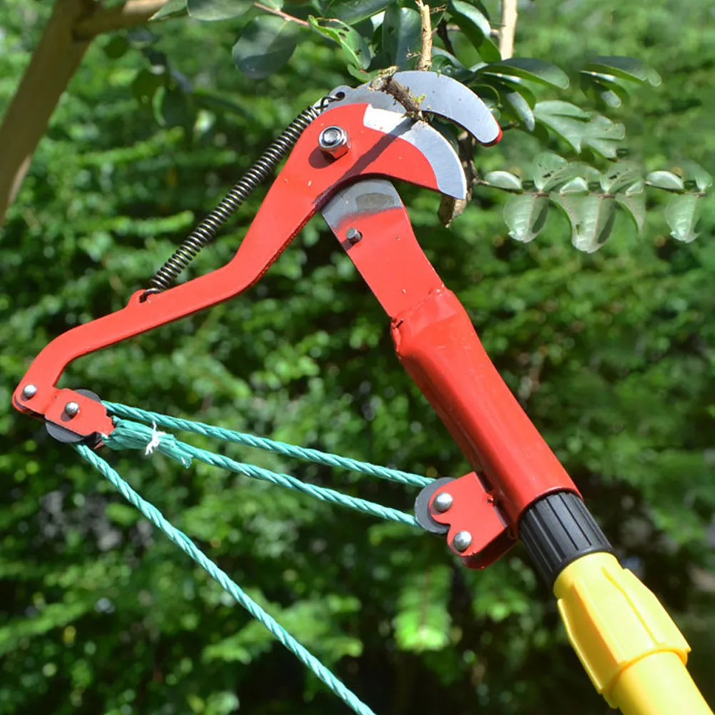 

2pcs High Branch Scissors Heavy Duty Garden Shears Pruning Tree Trimming High Carbon Steel Gardening Tools Plant Clippers