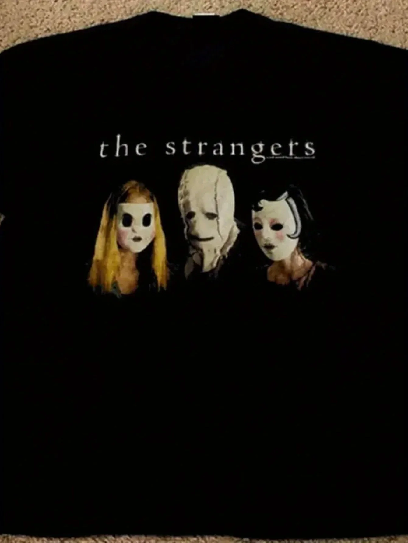 

Футболка The Strangers-movie 2008, черная футболка из хлопка, новая горячая рубашка, горячая горячая мужская рубашка, мужские топы, топы, мужская футболка большого размера