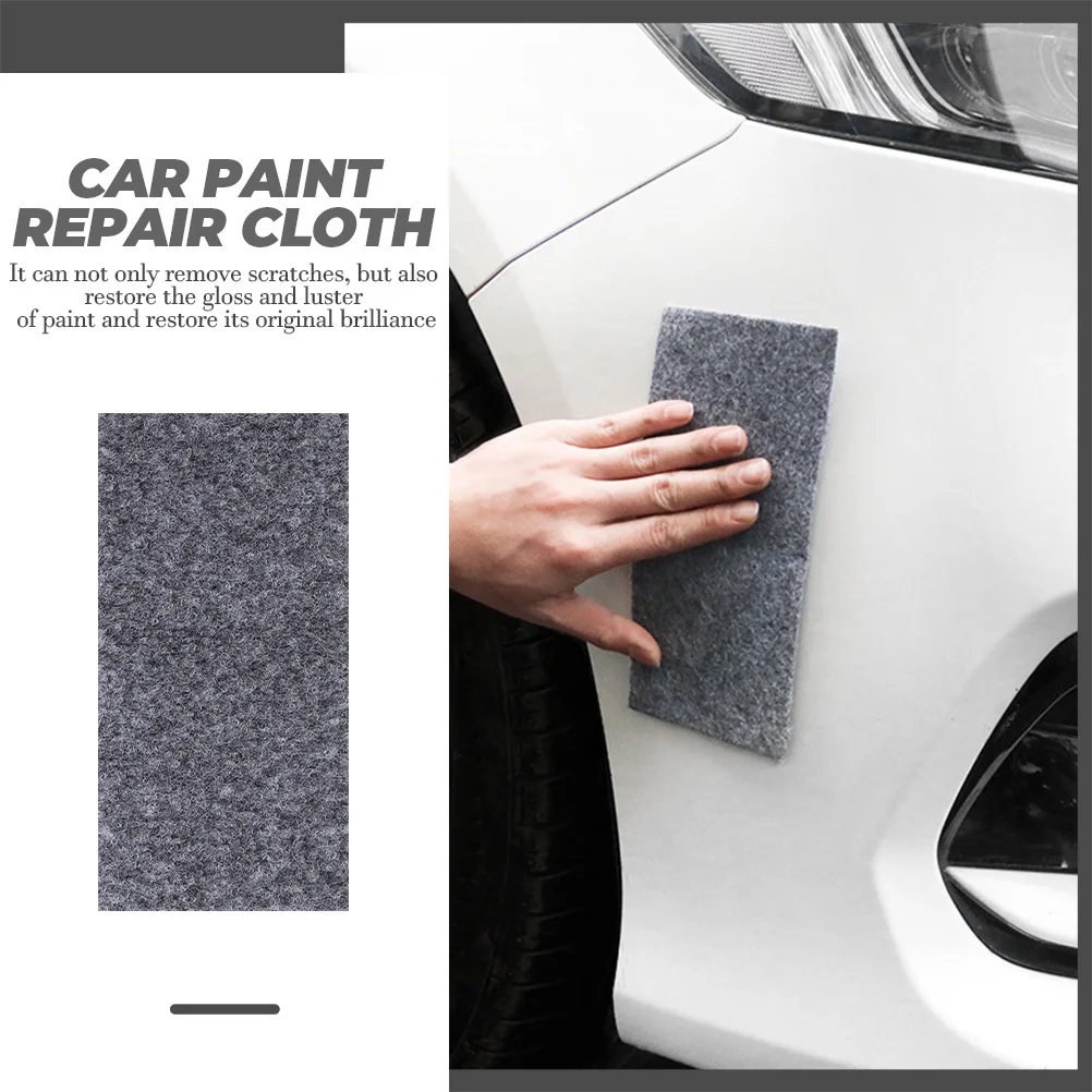 

5pcs Car Scratch Repair Cloth Nano Sparkle Fabric For Auto Paint Renewal Remove Scratches Oxidation Bird Droppings Polishing