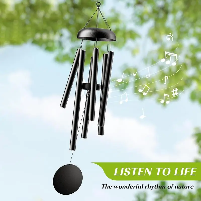 Outdoor Wind Chimes para Jardim, Sinos Grandes, Creative Tubes Windchimes, Capela, Home Decor, Acessórios de Jardinagem