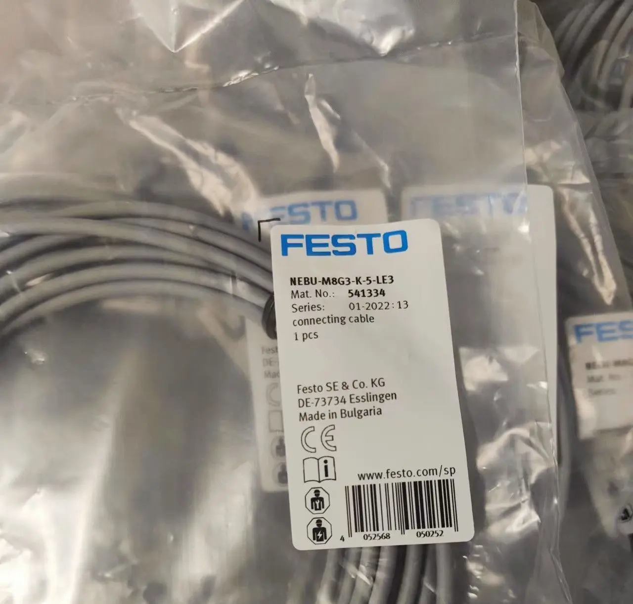 Festo näherung schalter 541333 NEBU-M8G3-K-2,5-le3 541334 NEBU-M8G3-K-5-le3 541332 NEBU-M8G3-K-10-LE3