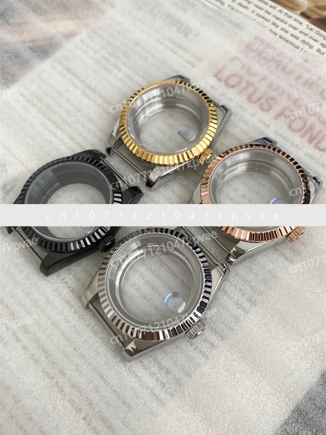 

Dogtooth Ring Stainless Steel Case 39mm Sapphire Glass Fitting NH35/36 Movement Watch Modification Accessories