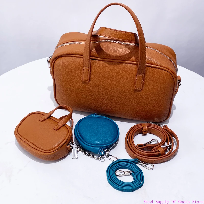 

Boston Bowling Composite Bags For Women Luxury Designer Handbags Purses 2025 New In Fashion Simple Commuting Shoulder Crossbody