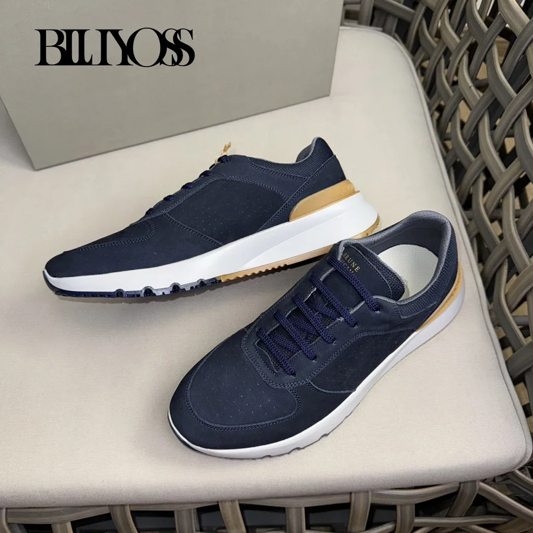 BLLIYOSS Lace-up Sports Shoes 2024 New Inner Exclusive Fine Pipette Comfort high Quality Outdoors Men‘s European big size 38-46