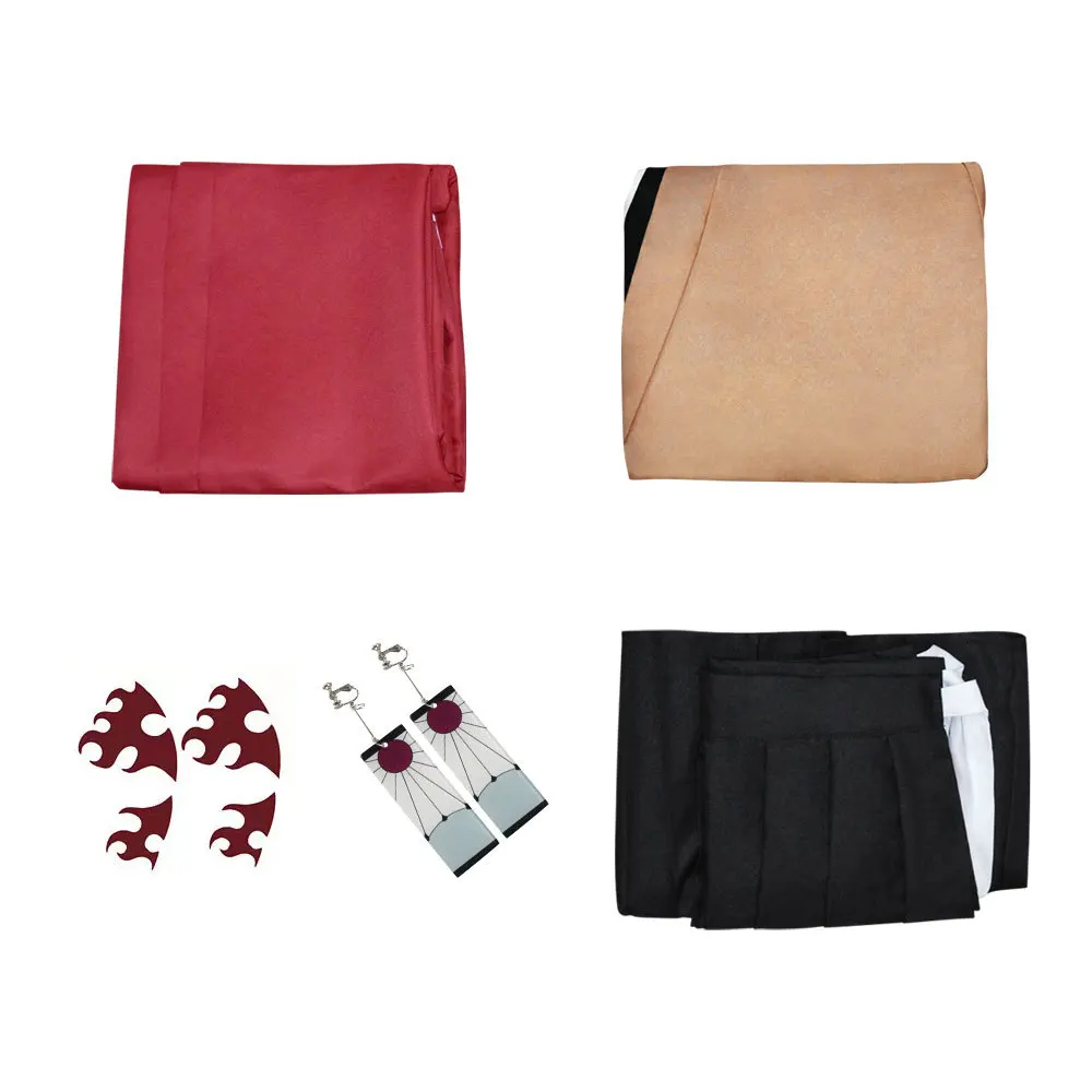 Disfraz de Anime Demon Slayer Tsugikuni Yoriichi, Kimono japonés, albornoz, capa, abrigo, peluca para hombre, disfraces de fiesta de Halloween