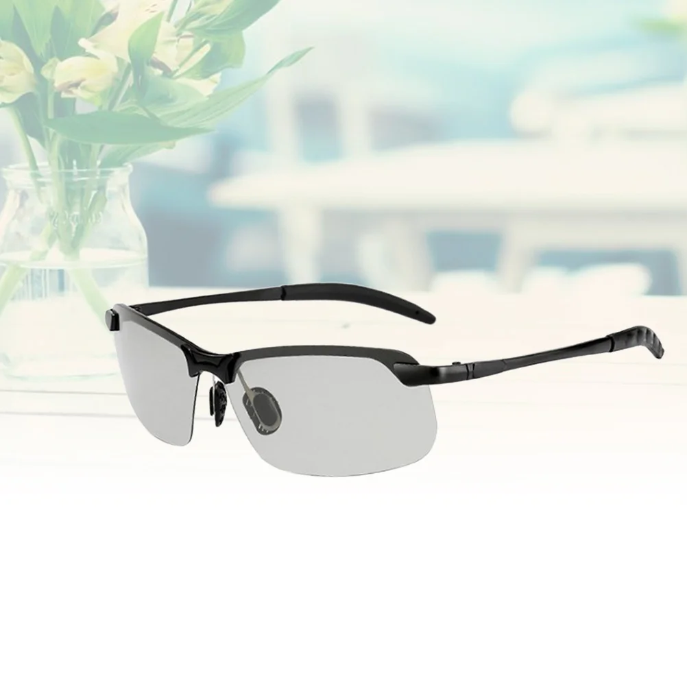 

Polarized Night Metal Frame Antireflective Lenses Driving Sunglasses Clip on Night Sunlight Blocker Large Size