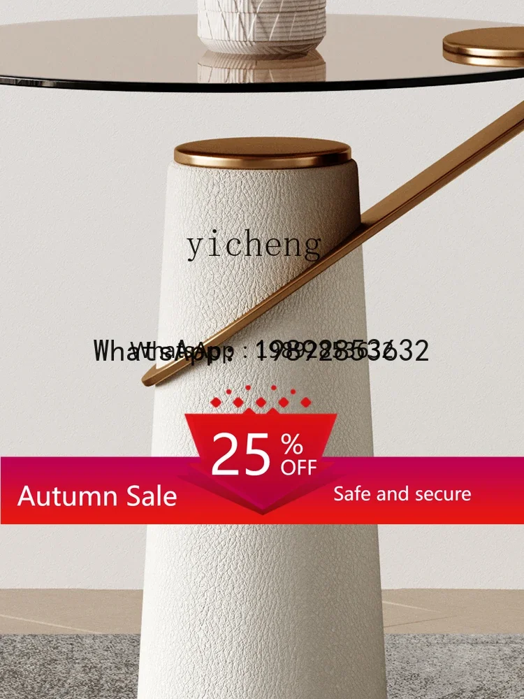 

Minimalist Coffee Table round Modern Minimalist Art Creative Designer Home Living Room Small Table home decoration accessories