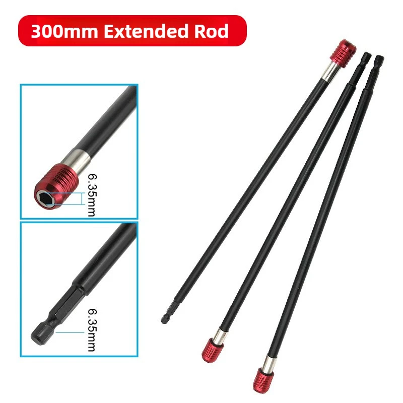 

1 шт. шестиугольная ручка, красный удлиненный быстроразъемный самоблокирующийся удлинитель, удлинитель 300 мм, отвертка, удлинитель, инструмент