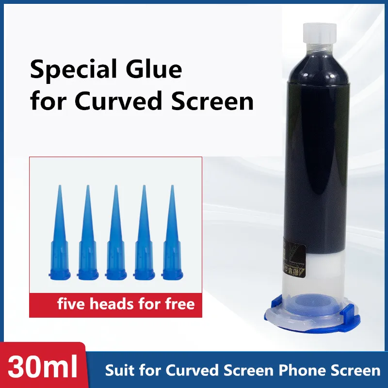 Original Handy Kartuschenkleber Anzug für Curved Screen Silikon Gummi Fugendichtstoff mit 5 Nadeln