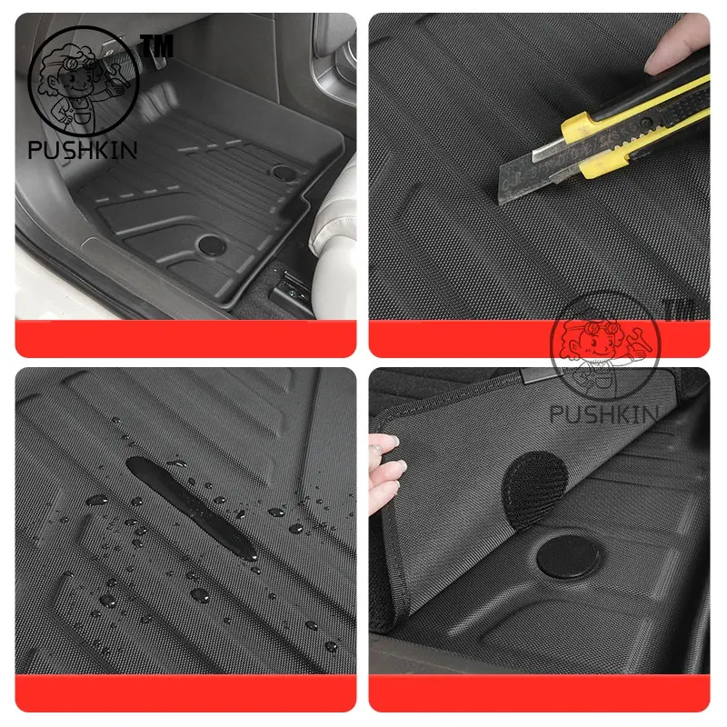 For GAC AION UT 2025 TPE Floor Mats Dirt-resistant Foot Carpet Floor Cover Auto Interior Accessories - Image 6