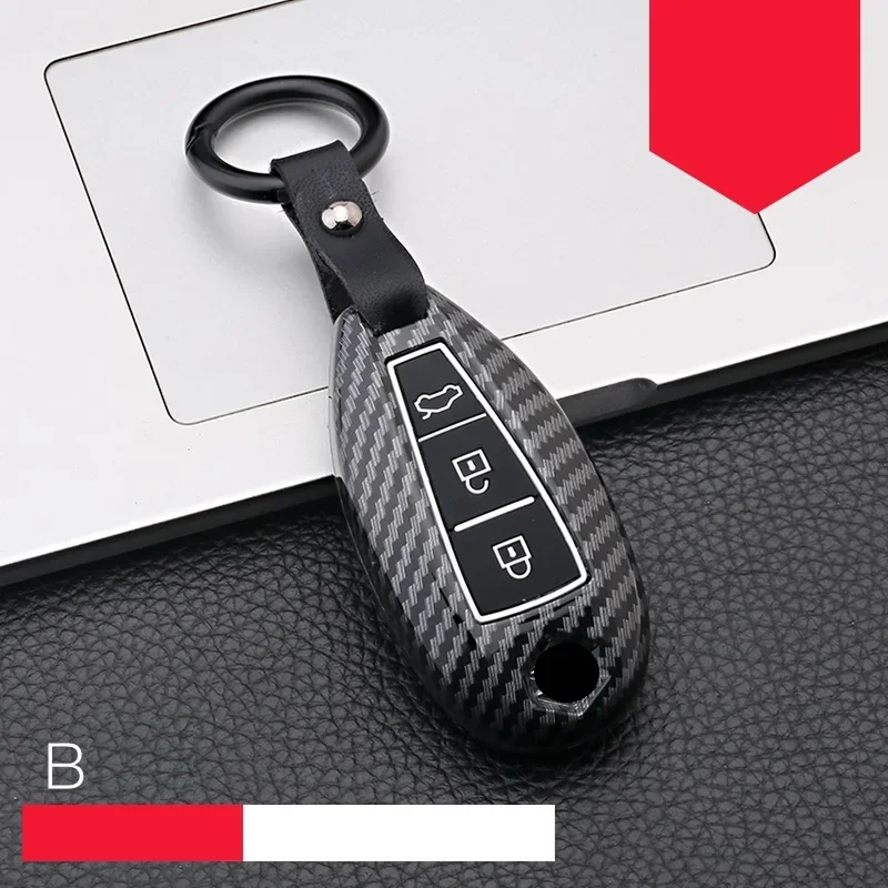 ألياف الكربون سيارة مفتاح بعيد غطاء لسوزوكي فيتارا سويفت Ignis Kizashi SX4 بالينو Ertiga الساموراي S-Cross اكسسوارات