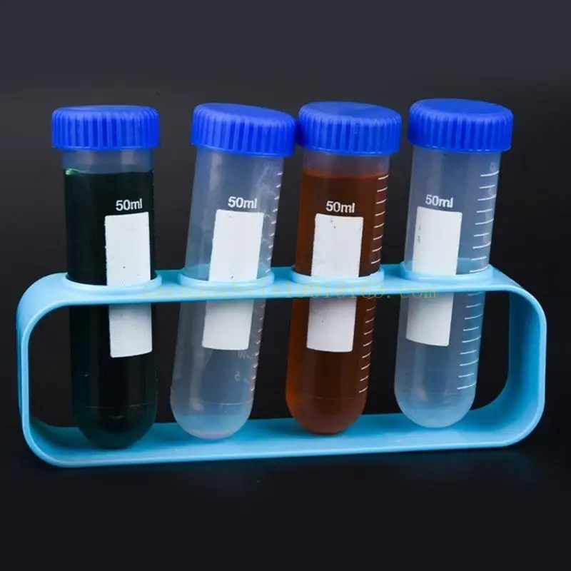 62KA 3Pcs Clear 50ml Centrifuge Tubes Set with Graduated Scale Anti-leaking Screw