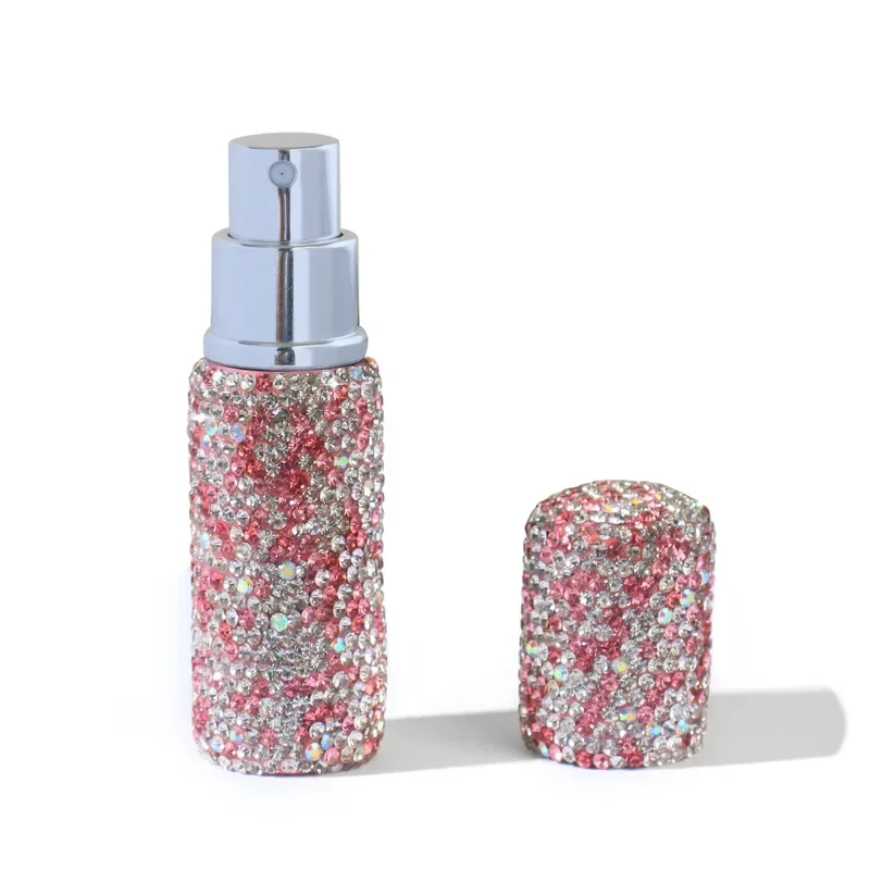 10ml Rhinestone Car Perfume Spray Bottle Refillable Bottles Mini Potable Bling Empty Cosmetic Containers Atomizer Bottle