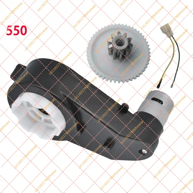 RS390 RS550 High-Speed Gearbox Motor (6V 12V 24V) - Metal Steel Gear Drive Motor for Kids Electric Ride-On Cars & Motorcycles