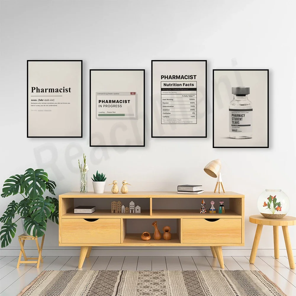 Pharmacist Definition Printable, Pharmacist in Progress Poster, Pharmacist Fun Nutritional Facts, Pharmacist Graduation Gift