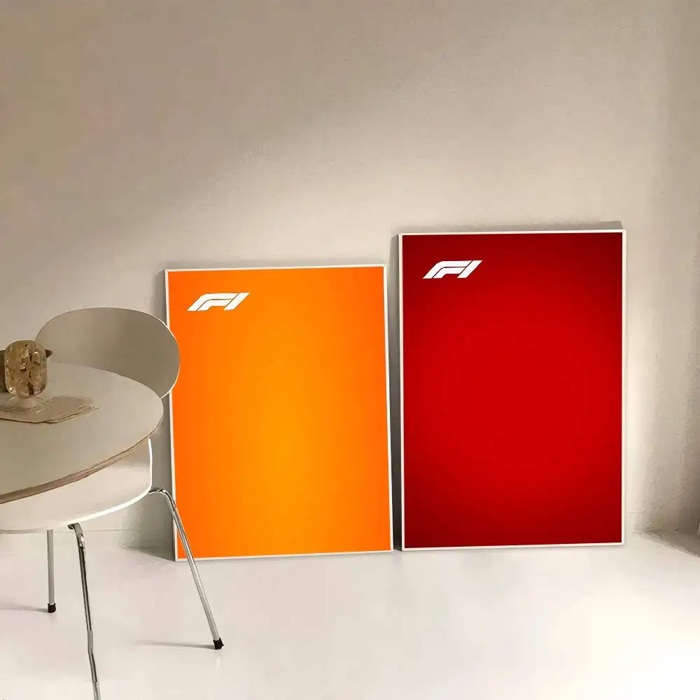 Modern Famous Racing Cars Series Gradient Whitepaper Poster HD Quality Poster Wall Art Painting Study Room Wall Decor
