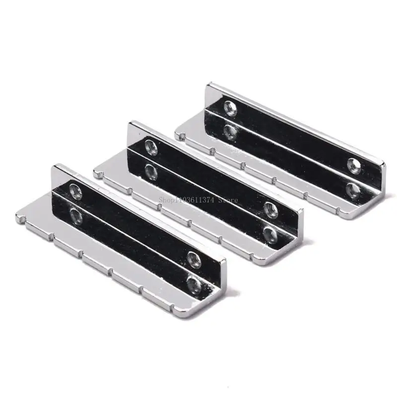 

Professional L Shaped Guitar Nut Pillow Replacement 6 Strings Guitar Metal Slotted Nut Decrease Pressure Stability