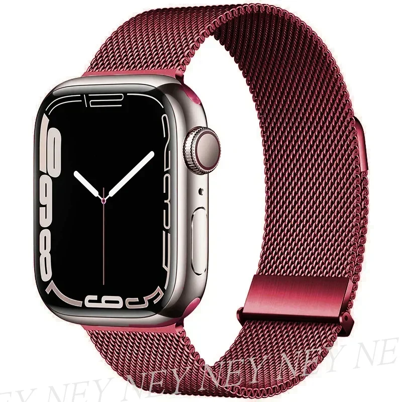 Mailänder Schlaufe für Apple Uhren armband 44mm 40mm 45mm 41mm 42-38-44mm Armband Ultra 2 49mm Metallbänder iwatch Serie 9 8 7 6 se 5 4 3
