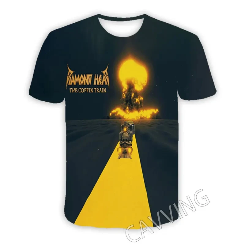 

2024 повседневные футболки CAVVING с 3 dпечатными бриллиантами и головной повязкой, футболки в стиле хип-хоп, топы в стиле Харадзюку, одежда для мужчин и женщин Coolboy