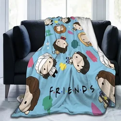 Mantas de programa de TV Friends, manta de felpa de dibujos animados, ropa de cama, decoración de sofá, colchas cálidas