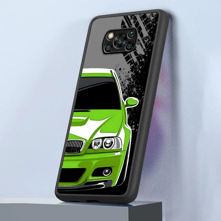 Casing Sampul Lembut untuk Xiaomi Poco X4NFC X3 NFC X5 X3 X4 Pro Mobil Drift Jepang