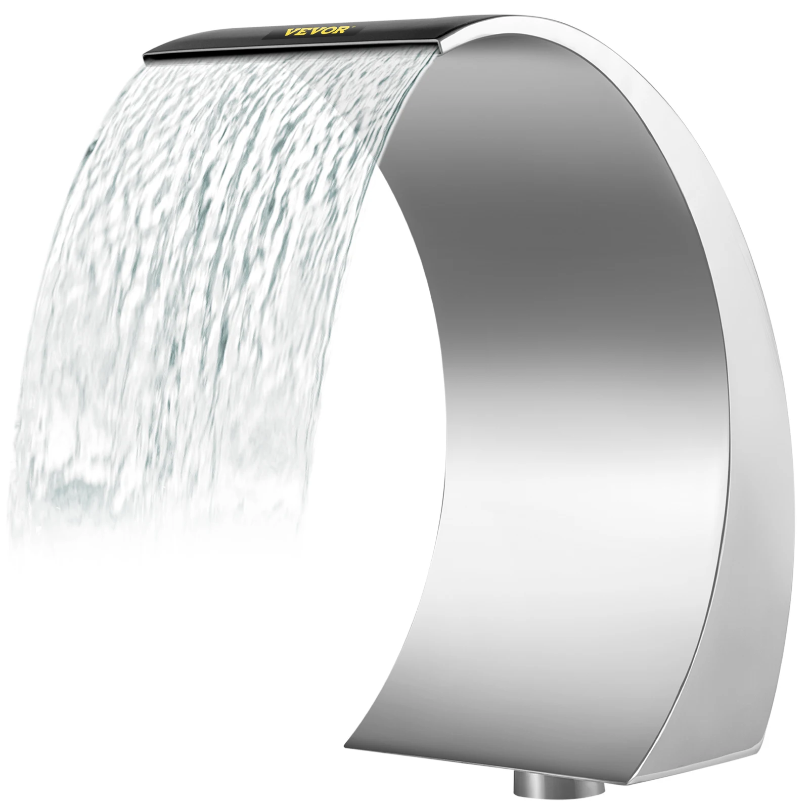 

VEVOR Stainless Steel Pool Fountain 17.7x11.8 x23.6 in for In Ground Pools Garden Outdoor Waterfalls Descent Pond Water Feature