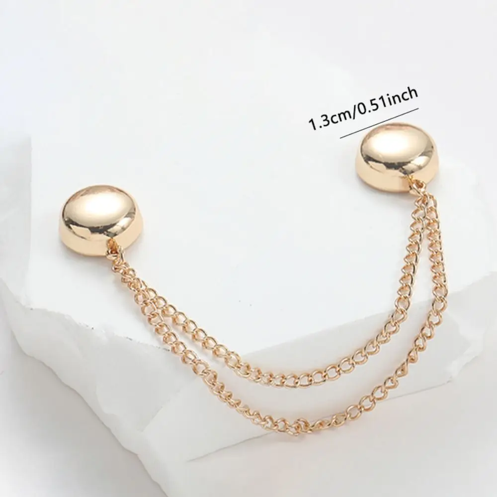 New Strong Magnetic Brooch Leg Fixed Clip Magnetic Suction Seamless Buckle Chain Brooch Buckle Silk Scarf Fastening Buckle
