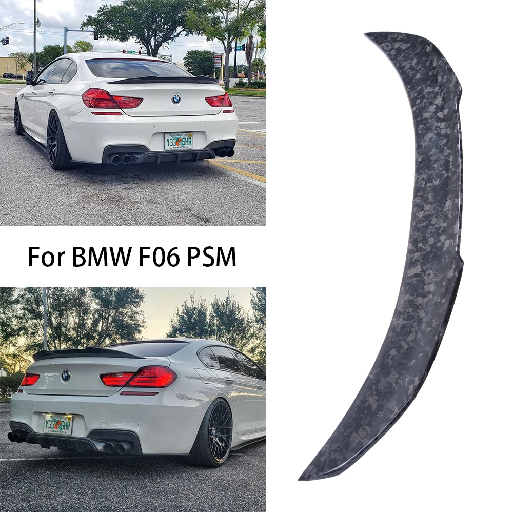 

For BMW 6 Series F06 4Door Gran Coupe M6/F13 2Door Coupe M6 PSM Style Forged carbon fiber Rear Spoiler Trunk wing 2011-2018