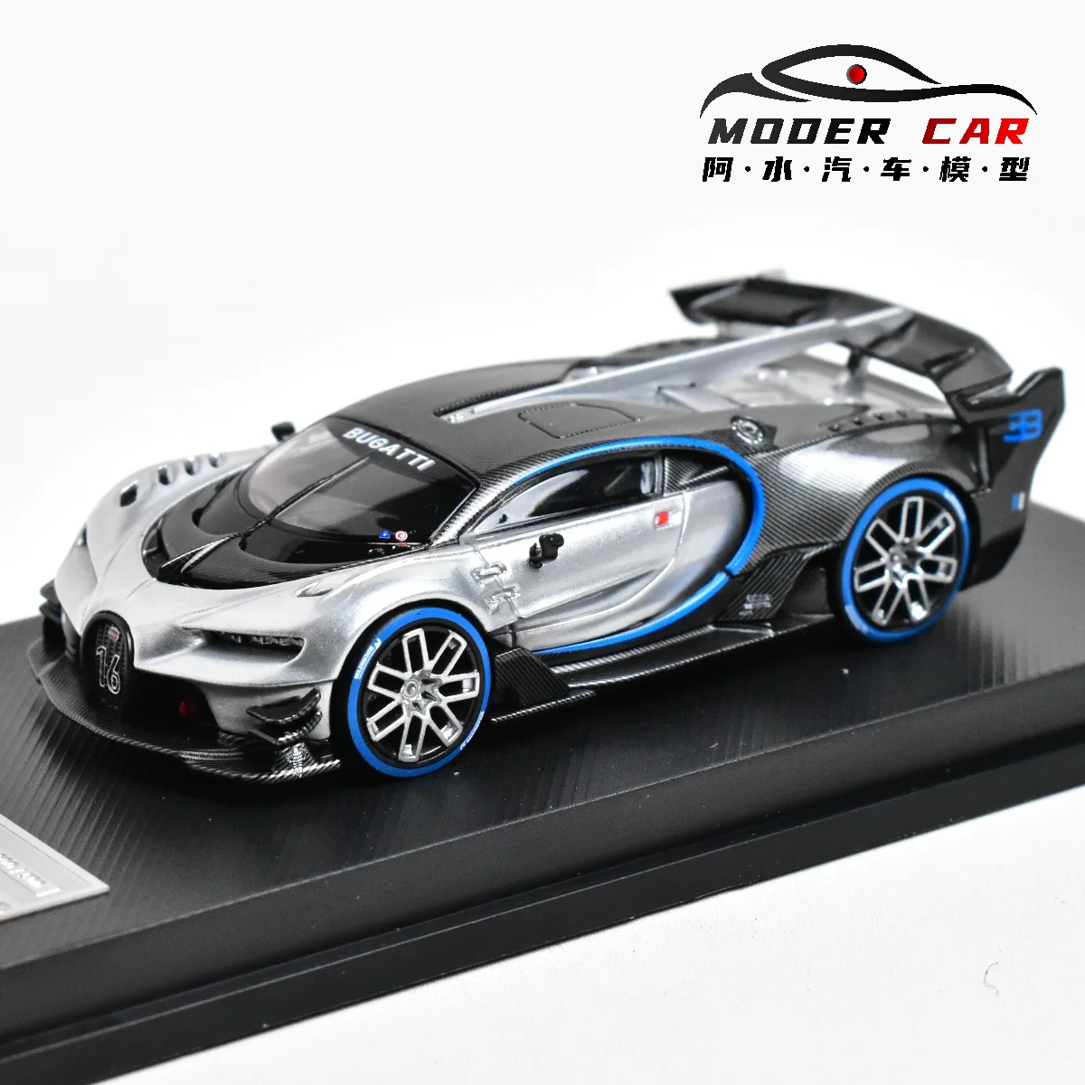 Mj 1:64 Bugatti visonGT Diecast Model Car