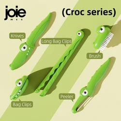 Joie Crocodile Kitchen Tools Cleaning Brush Bag Clip Peeler Knife Fruits Vegetables Cooking Tools For Home Kitchen Accessories
