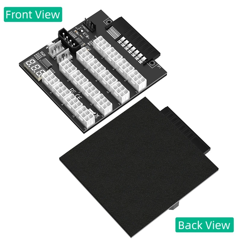 ●ATX 12x6Pin Power Supply Breakout Board Adapter with Flash LED for 733428-101 720620-B21 830272-B21 720478-B21