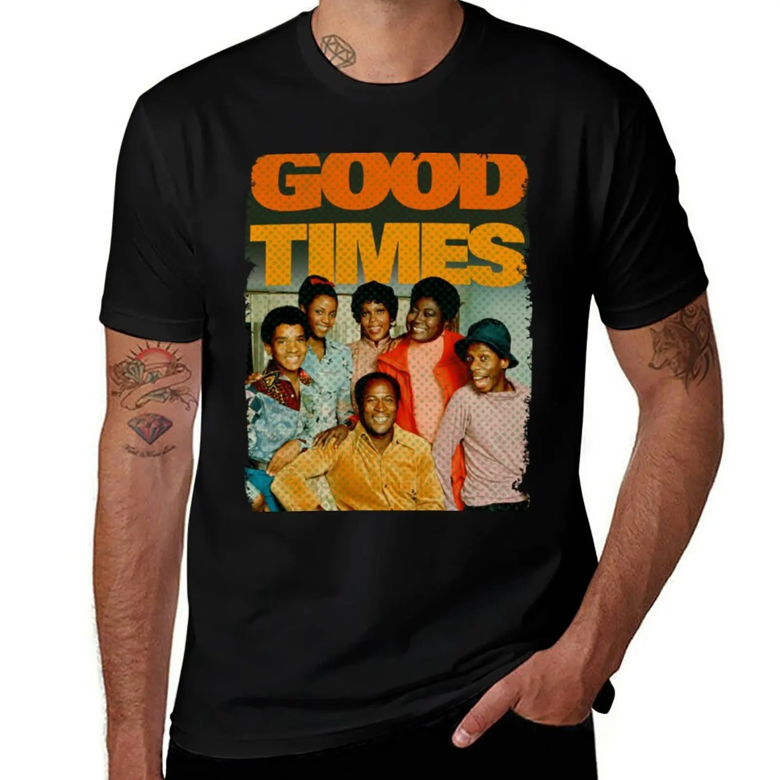

Good Times T-Shirt football t shirt customs design your own man clothes t shirt men 100℅ cotton