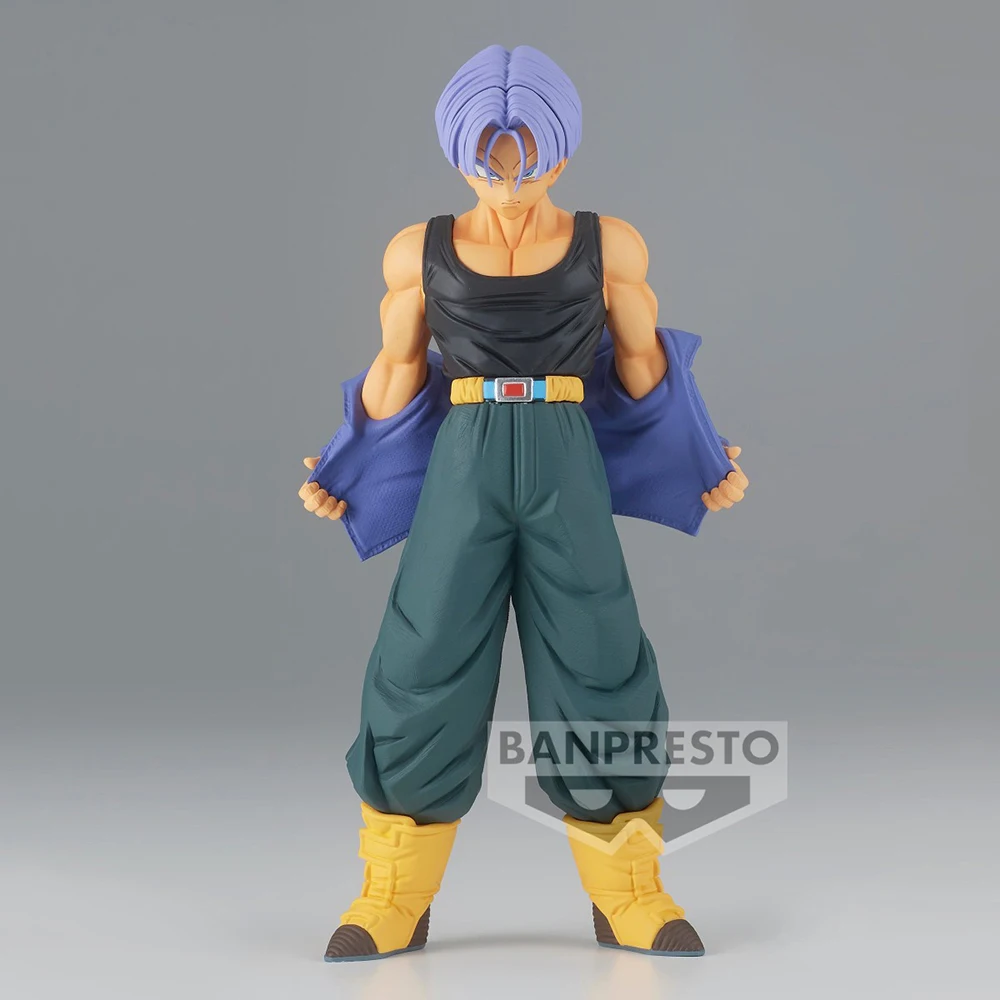 Original BANPRESTO Solid Edge Works The Departure 9 Dragon Ball Trunks Stocked Figures Model Toys Gifts for Fan Kids