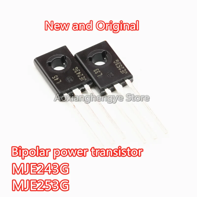 5PCS MJE243G MJE253G JE243G JE253G TO-225 Bipolar power transistor NPN PNP 100V 4A 1.5W