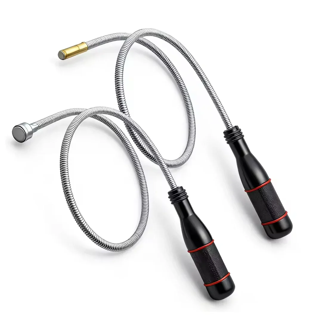 Strong Magnetic Pick Up Tool Flexible Magnet Spring Grip Grabber Hand Tools for Picking Up Nut Bolt Adjustable Pickup Rod Stick