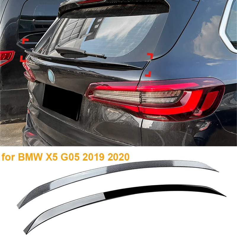 

Задний Средний Спойлеры на багажник для BMW X5 G05 2019 2020 Средний спойлер для багажника губа ABS задняя дверь сплиттер губа утиный хвост Утконос