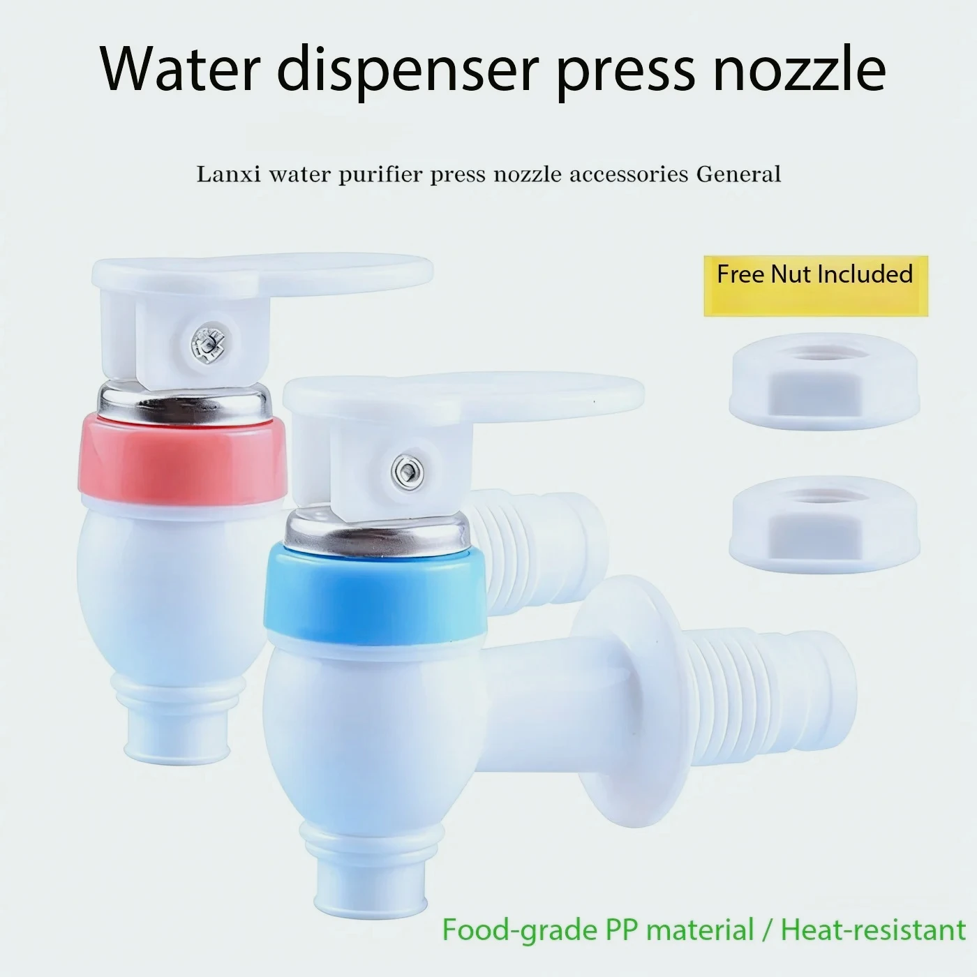 Direct water dispenser faucet outlet spout Water dispenser hot and cold faucet press switch Water purifier universal accessories
