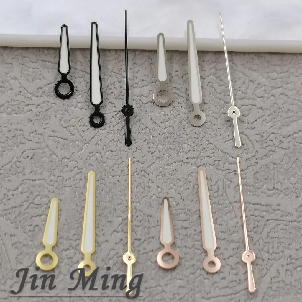 Hohe Qualität Uhr Hände 13*12,5*8 Grün Leuchtende Silber Schwarz Für NH35 NH36 7S26 7S36 4R35 4R36 Bewegung Uhren Zubehör