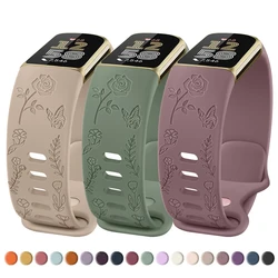 Soft TPU Strap For Fitbit Charge 5 6 Watchband Sport Wristband For Fitbit Charge 5 6 Bracelet Replacement Smartwatch Accessories