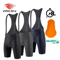 RION-pantalones cortos con pechera para ciclismo de montaña para hombre, ropa de ciclismo de montaña, mallas para bicicleta de descenso, Motocross Dolomiti 8H para exteriores Pro